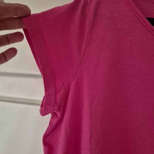 Cotton blouse fuchsia like new, size XXL