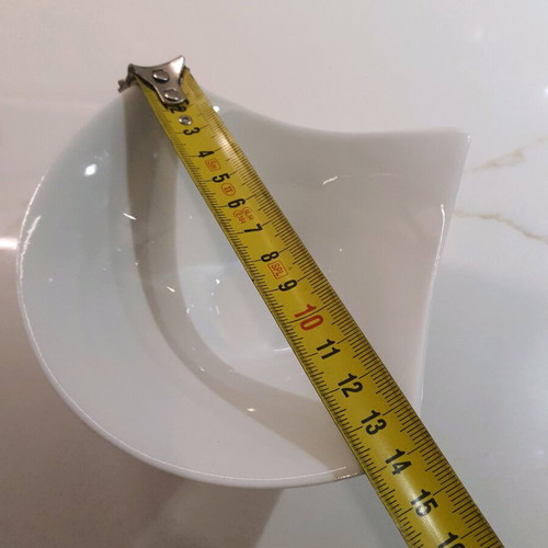 Salad/Sauce Plate angular unused