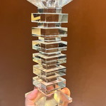 Crystal candlestick like new