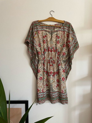 Boho dress used, multicolor Zara size M