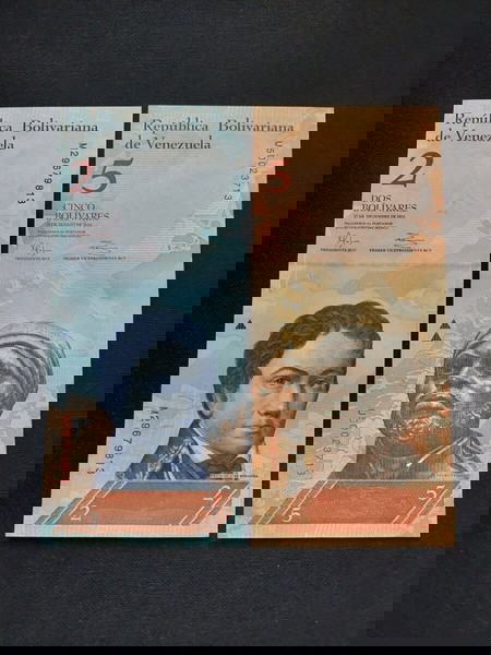 VENEZUELA. 2=5 BOLIVARES.