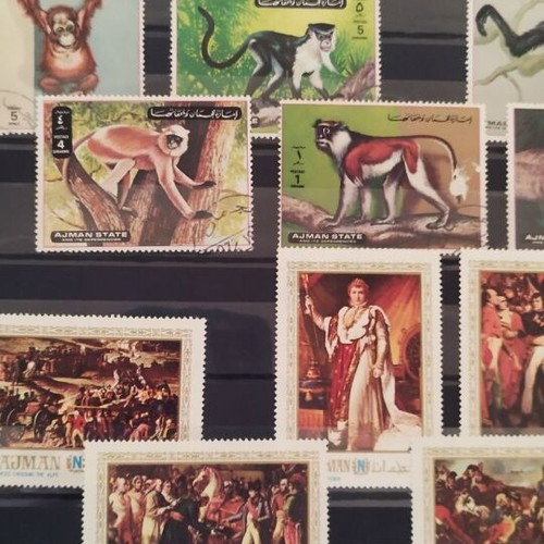 Stamp collection new, complete album with various countries