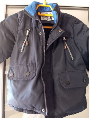 Coat size 5 used, black, with some external marks