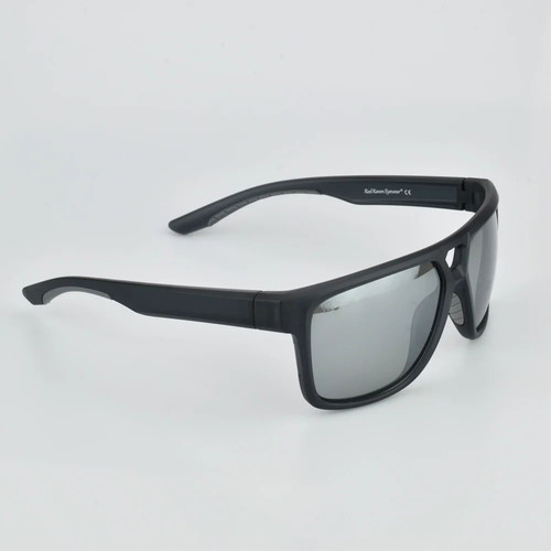 Red Raven Maverick Unisex Sunglasses with Black Frame and Silver Mirror Lens new