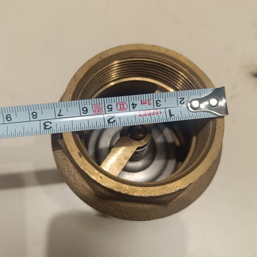 Brass Check Valve 2" New, Italian Quality