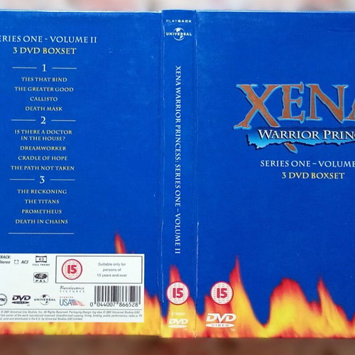 Xena Warrior Princess 3 DVD boxset like new, season 1