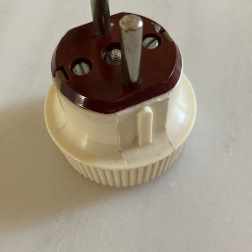 Vintage adapter 1950s/1960s three-to-two poles like new