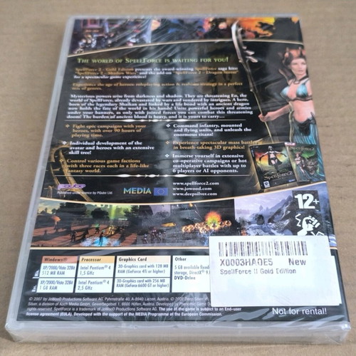 Spellforce 2 Gold Edition PC DVD-ROM sealed new