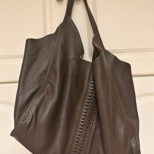 Park House Italian Job leather shoulder bag, brown