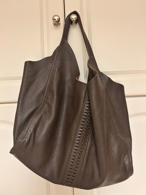 Park House Italian Job leather shoulder bag, brown