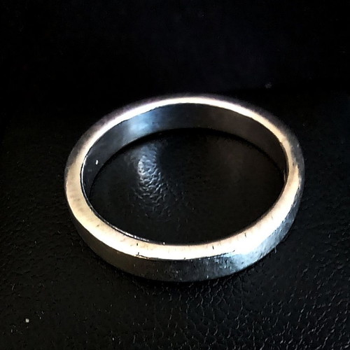 Silver 925 Classic Wedding Band Size 54 Like New