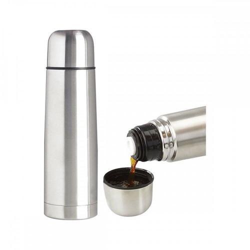Thermos stainless steel 750ml used with screw cap and safety valve