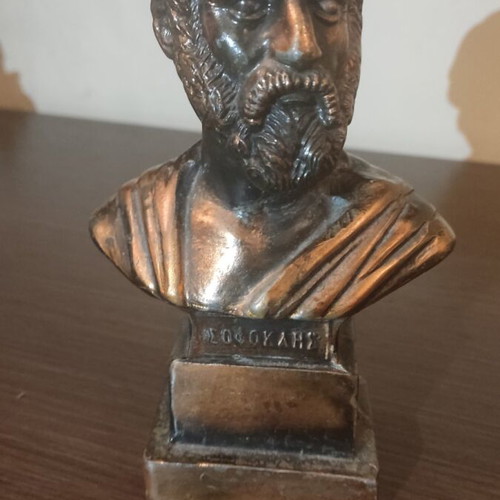 Sophocles Bust Bronze in excellent condition