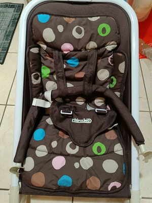 Baby bouncer 0-6 months like new with aluminum frame