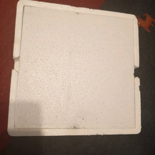 Glass chessboard used, missing one rook