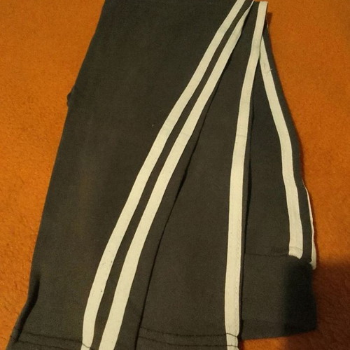 Oil leggings with 2 side stripes XL like new, green