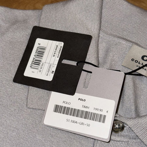 CC Collection Corneliani polo shirt, grey, size L