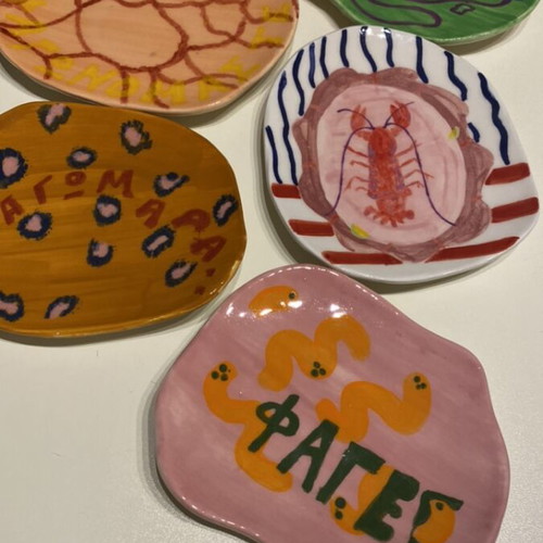 Handmade ceramic plates new