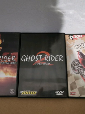 DVD Ghost Rider 1, 2 & Stunt Riding used