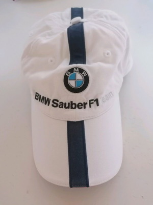 BMW F1 Jockey hat used, unisex, white