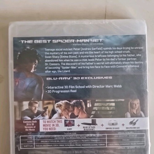 Spiderman Blu-ray 3D new with subtitles