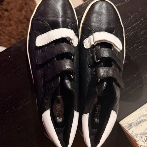 Michael Kors women's sneakers used, black and white, size 38