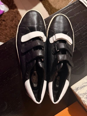 Michael Kors women's sneakers used, black and white, size 38