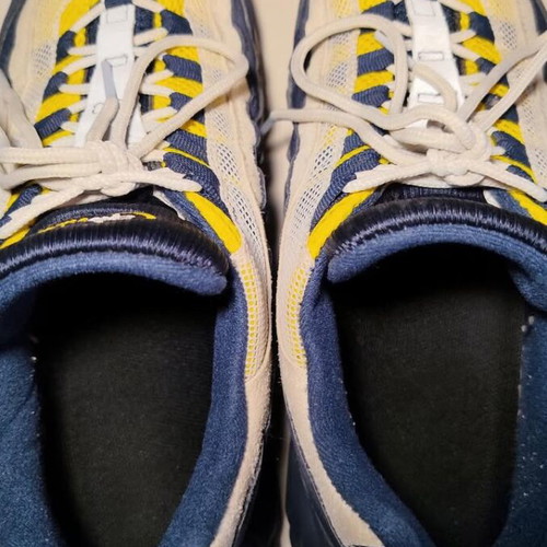 Nike SB x Coston sneakers, blue and yellow, size 45