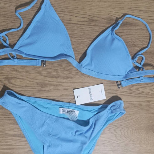 Bikini Set Rib new, blue, size M/L