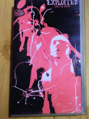 The Exploited Live In Japan Original VHS like new