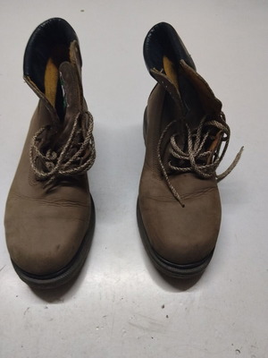 Leather boots like new, brown, size 46