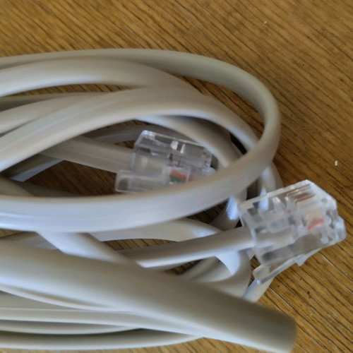 Telephone cable used, two meters
