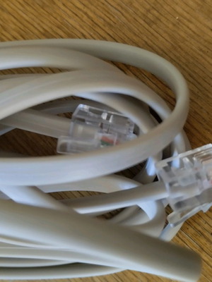 Telephone cable used, two meters