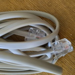 Telephone cable used, two meters