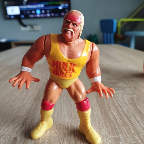 Hulk Hogan WWF Series 1 figure used, collectible