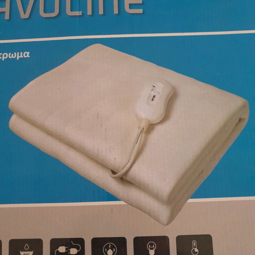 Electric single heating pad used, size 1.50x0.80