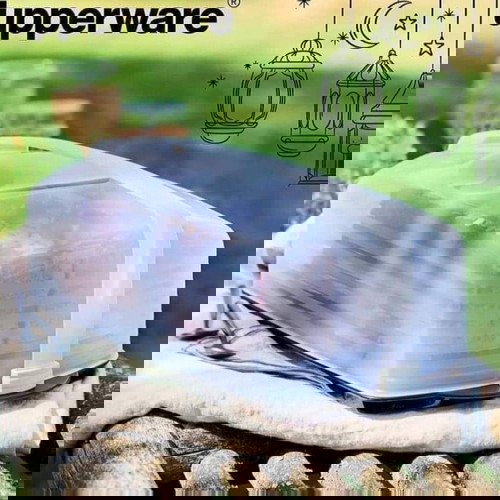 Τουρτιέρα Tupperware καινούργια μακρόστενη 45x19,5x15,5 εκ