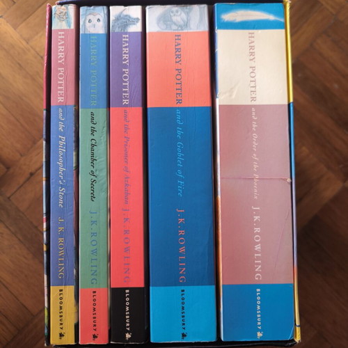 Harry Potter 1-5 boxed set, Bloomsbury classic edition 2004