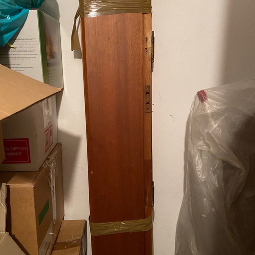 Exterior door used with frame 2.00 x 0.90