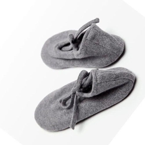 Zara cashmere indoor ballerinas like new, gray