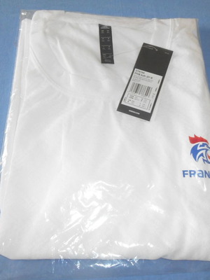 Adidas France T-shirt καινούργιο, μέγεθος XXL, άσπρο