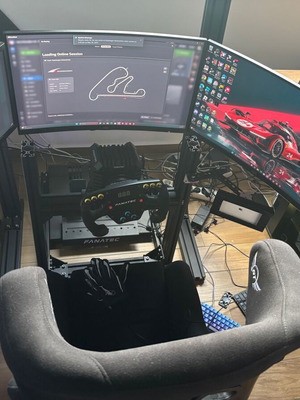 Rig Racing Simulator Fanatec like new, complete professional setup
