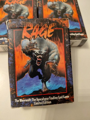 Rage The Werewolf The Apocalypse TCG Limited Edition 3 Decks like new