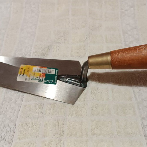 Trowel TRUELLE EXPORT REF 647 200mm new, forged with wooden handle