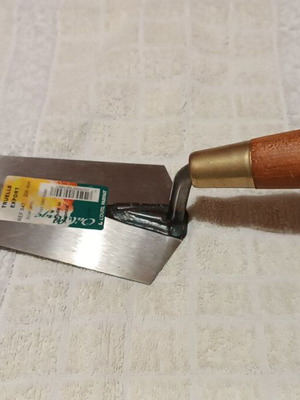 Trowel TRUELLE EXPORT REF 647 200mm new, forged with wooden handle
