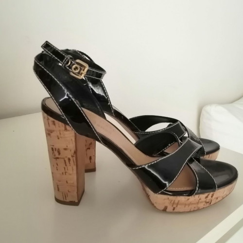Platform sandals CAR SHOE original made in Italy black 38 1/2