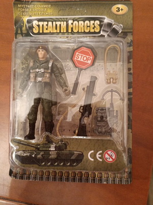 Soldier figure with Stealth Forces equipment like new
