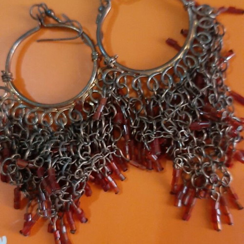 Earrings used ethnic style