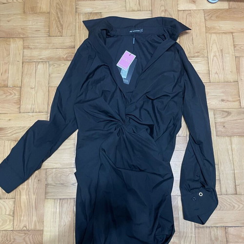 Black dress new with open neckline