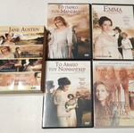 Συλλογή Jane Austen 4 DVD ταινίες σαν καινούργιο με υπότιτλους